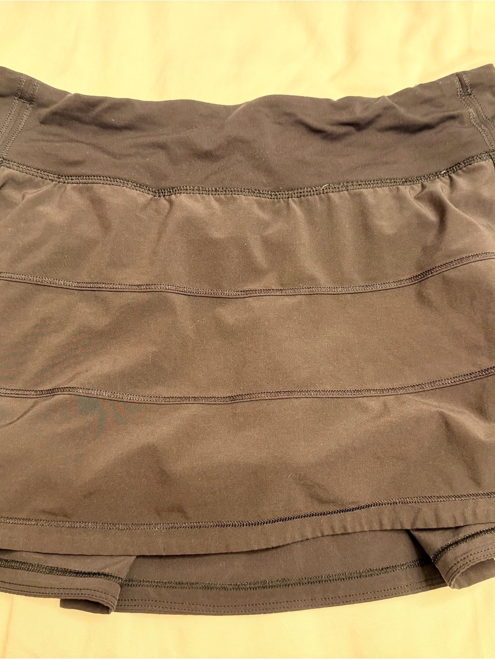 lululemon athletica Black Pace Rival mid rise tennis skirt sz 6 - Picture 3 of 7